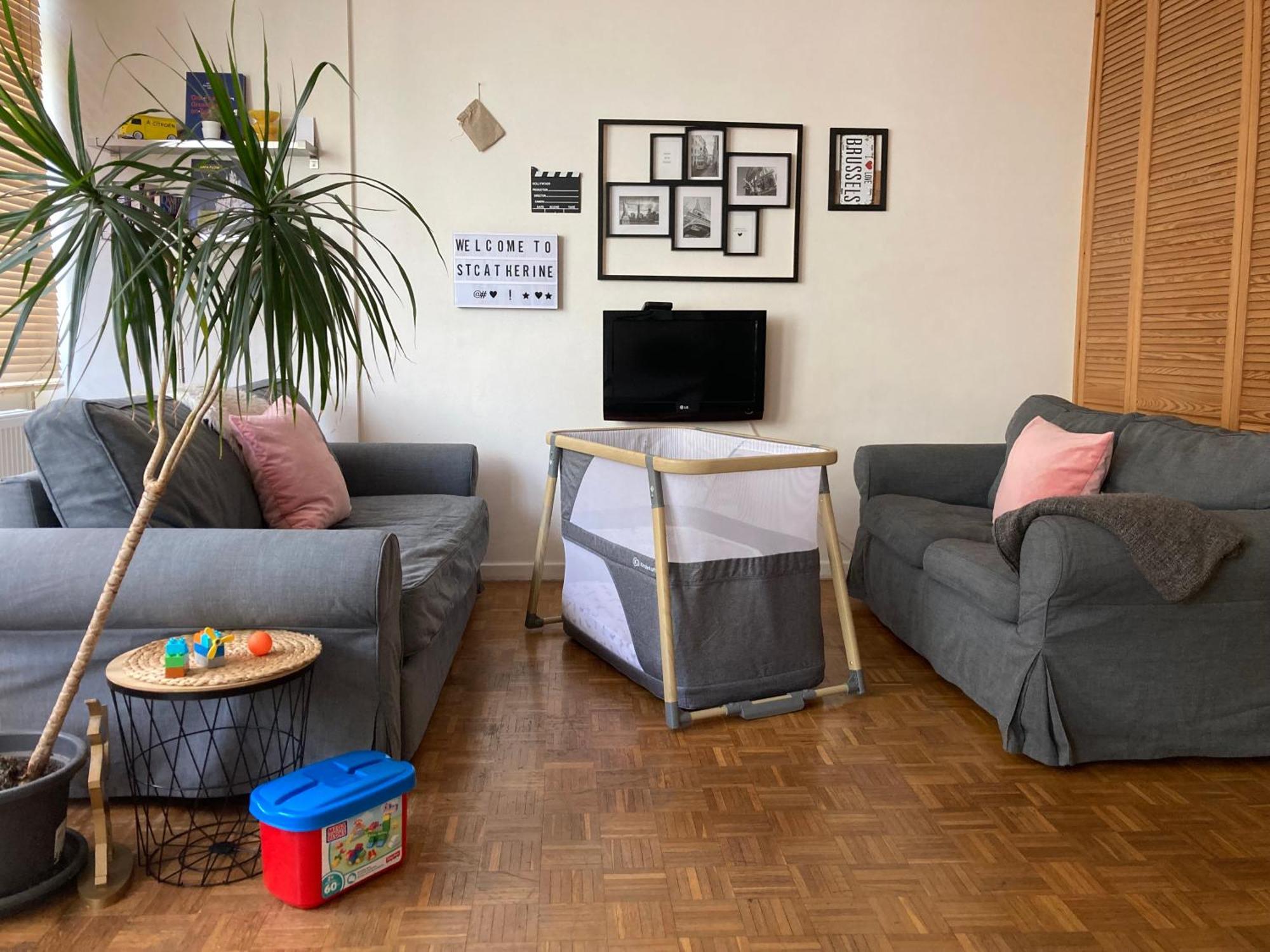 St Catherine - Sweet Home - Bxl - Studio Apartment With City View Брюксел Екстериор снимка